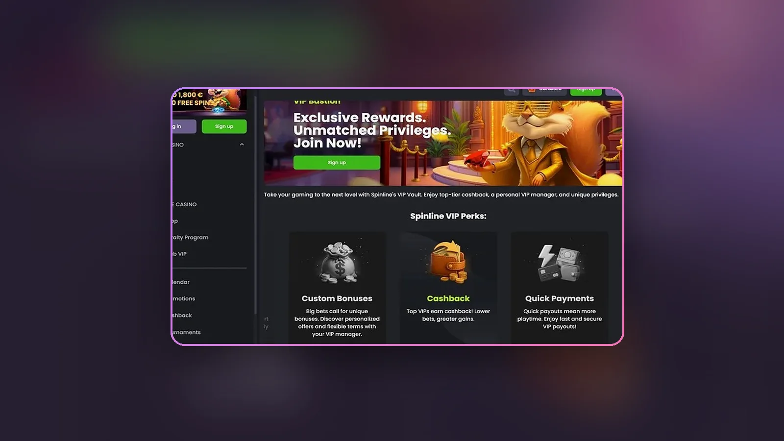 Spinline casino recensioni